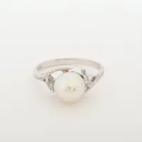 タサキ パール ダイヤ Pt900 約8.5mm