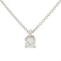 ティファニー ソリティア ダイヤ Pt950 D