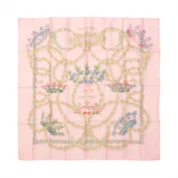 エルメス カレ90 FLEURS DINDIENNES インドの花 シルク スカーフ