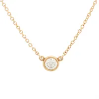 ティファニー バイザヤード 1P ダイヤ 750(YG) I