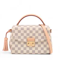 ヴィトン ダミエ アズール クロワゼット N41581 ホワイト