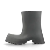バレンシアガ トルーパー ラバー ショートブーツ 24cm ブラック