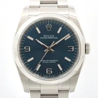 ロレックス オイスターパーペチュアル36 116000 SS AT ブルー文字盤