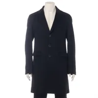 ヘルノ カシミヤ チェスターコート 48 ブラック