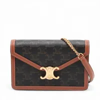 セリーヌ コンパクト　ミニ　財布　クロコ　型押し CELINE】セリーヌ クロコダイル型押し ミニ財布 カードケース (CELINE