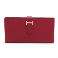 エルメス ベアンスフレ ヴォーエプソン ルージュグレナ ゴールド金具