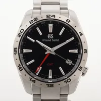 グランドセイコー スポーツコレクション GMT SBGN029 SS QZ ブルー文字盤