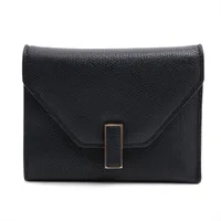 ヴァレクストラ イジィデ レザー コンパクトウォレット ブラック