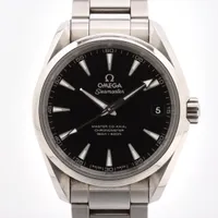 オメガ シーマスター アクアテラ 150M 231.10.39.21.01.002 SS AT ブラック文字盤