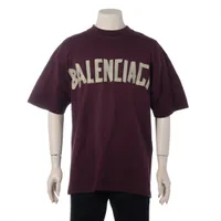 バレンシアガ コットン Tシャツ 22SS S ブラック ABランクの買取参考