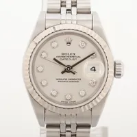 ロレックス レディ デイトジャスト 79174G SS×WG AT シルバー文字盤