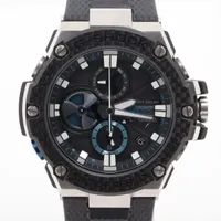 カシオ Gショック GST-B100XA-1AJF SS×ラバー ソーラー 黒文字盤