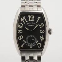 フランクミュラー カサブランカ 7502S6 SS 手巻き 黒文字盤