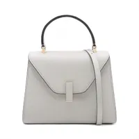 ヴァレクストラ イジィデミニ レザー 2WAYハンドバッグ グレー