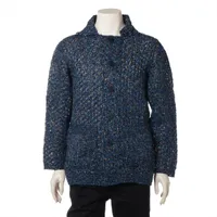 イッセイミヤケメン ポリエステル ジャケット 1 ブルー