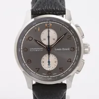 ルイエラール SS×社外革 AT グレー文字盤