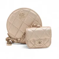 シャネル マトラッセ レザー ゴールド ゴールド金具