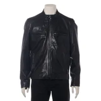 コーチ レザー ジャケット M ブラック