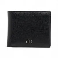 ディオール オブリーク キャンバス×レザー 財布 ブラック ABランクの