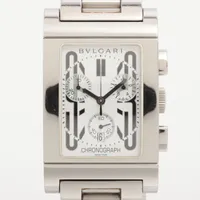 ブルガリ レッタンゴロ RTC49S SS QZ グレー文字盤