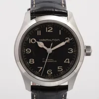 ハミルトン カーキ H704050 AT ブラック文字盤