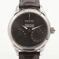 ペキニエ マニュファクチュール リューロワイヤル サンクフォンクション SS AT グレー文字盤