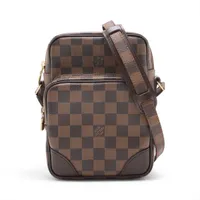 ヴィトン ビジュー サック ミクロ アルマ M00995 PVC×レザー チャーム