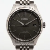 セイコー プレサージュ 6R55-00H0 SS AT グレー文字盤