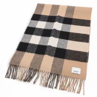 バーバリー ノバチェック カシミヤ マフラー ベージュ