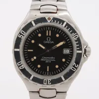 オメガ シーマスター プロフェッショナル 396.1062 SS QZ ブラック文字盤