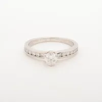 ティファニー ソリテール チャネルセッティング ダイヤ Pt950 G