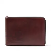 ベルルッティ カリグラフィ レザー ラウンドジップウォレット ブラウン