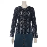 ワイズ ポリエステル ブラウス 2 ブルー