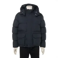 モンクレール GLACIER ナイロン ダウンジャケット 18年 1 ネイビー