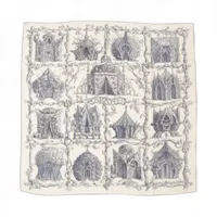 エルメス カレ ダブルフェイス 90 CLAIR DE LUNE クレール ドゥ