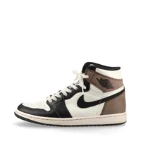 ナイキ AIR JORDAN 1 RETRO HIGH OG レザー ハイカットスニーカー 27.5cm ブラウン