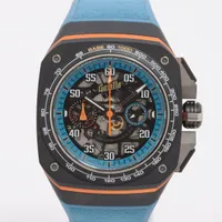 ゴリラウォッチ Ti×CE×ラバー AT スケルトン文字盤