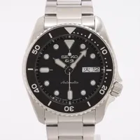 セイコー 5スポーツ 4R36-14B0 SS AT 黒文字盤