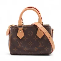 ヴィトン モノグラム ナノスピーディ M81085 ブラウン