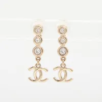 シャネル ココマーク ウール×カシミヤ クッション 19V ブラック×グレー