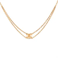 セリーヌ トリオンフサスペンダー GP ネックレス ゴールド