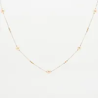 ミキモト ステーション パール K18(YG) 約8.0mm