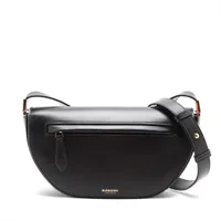 バーバリー オリンピア レザー ショルダーバッグ ブラック