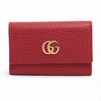 GUCCI レザーキーケース グリーン/レッド 楽天市場】GUCCI グッチ グッチシマ シェリーライン 6連キーケース