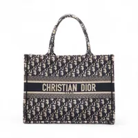 クリスチャンディオール オブリーク ブックトート ミディアム