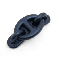 エルメス シェーヌダンクル アルミニウム バレッタ ネイビー