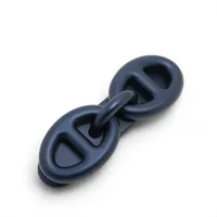 エルメス シェーヌダンクル アルミニウム バレッタ ネイビー