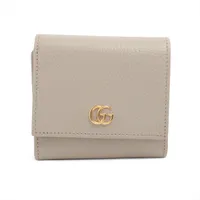 グッチ アニマリエ ビー 523664 レザー 財布 ブラック Aランクの買取