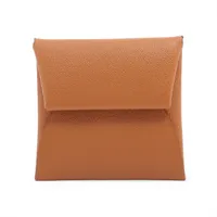 エルメス ドゴン ロング スイフト 財布 オレンジ シルバー金具 AB