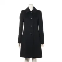 マックスマーラウィークエンド ウール×カシミヤ コート 36 ブラック A